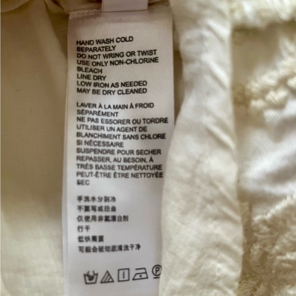 Urban Outfitters Embroidered Mini Dress. Cream. Size S - Picture 10 of 13